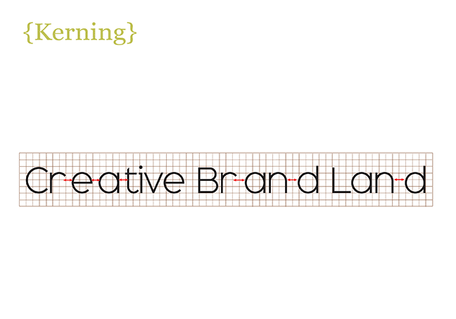 Creative Brand Land Typography Kerning Creative Brand Land Typography Kerning